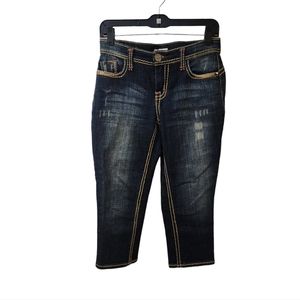 Fashion Bug Blue Jean Capris Size 4